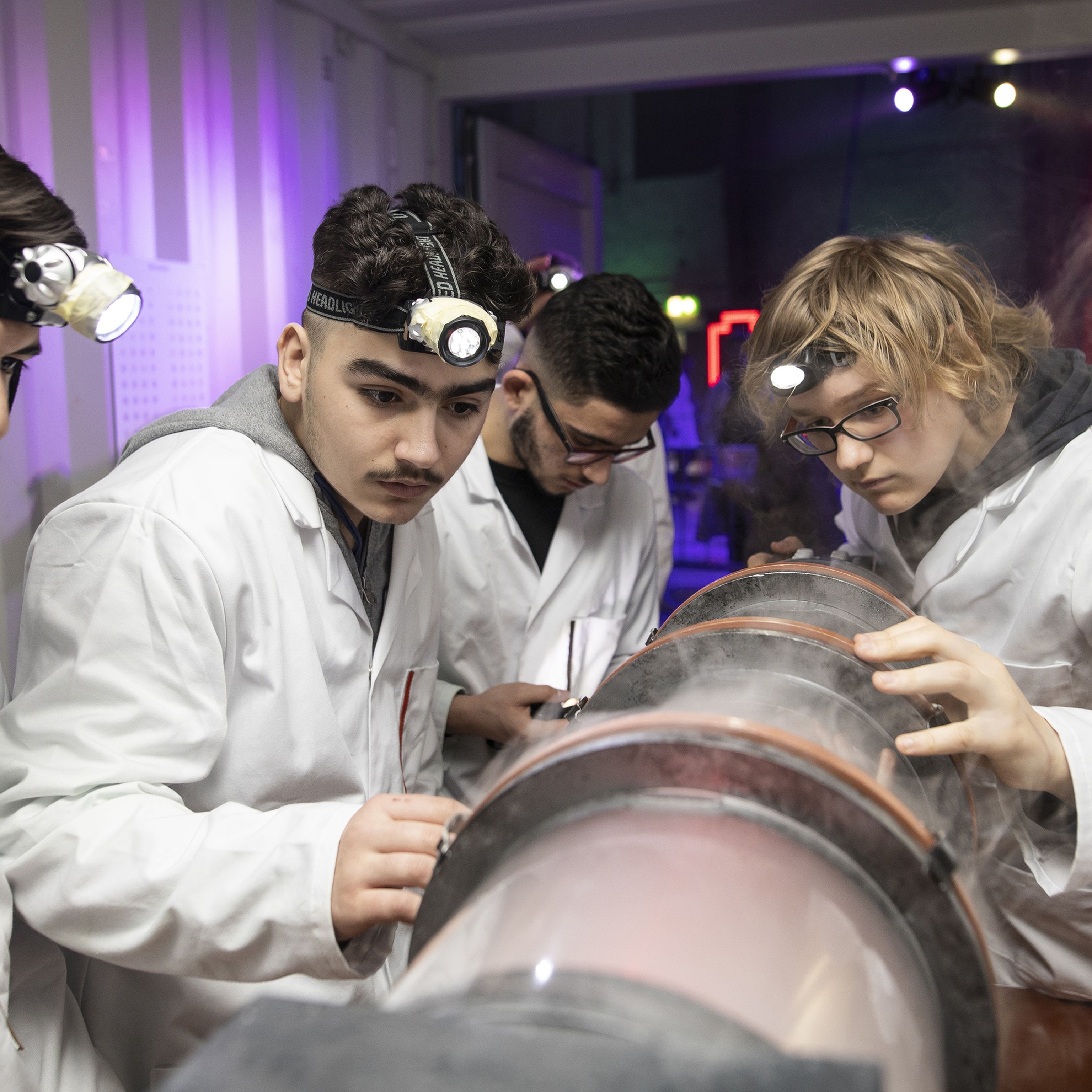 Jongeren actief in de TechMission experience