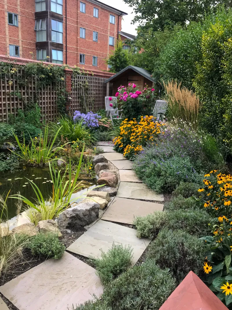A structured garden near Knaresborough designed by Sally Tierney