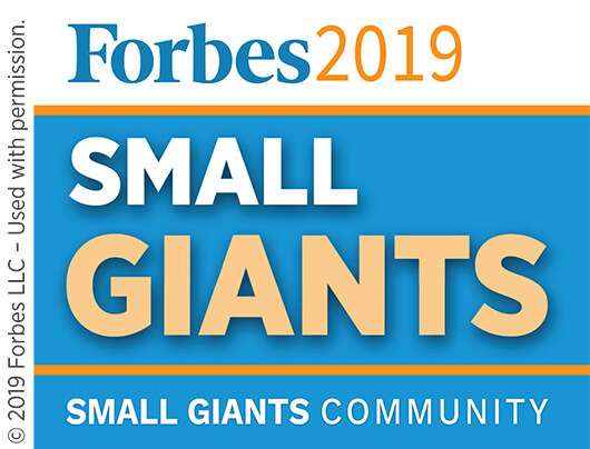 We're One of America's Best Small Companies