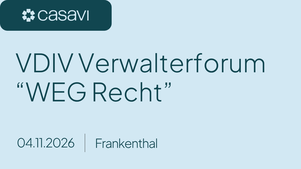 VDIV Verwalterforum „WEG Recht“