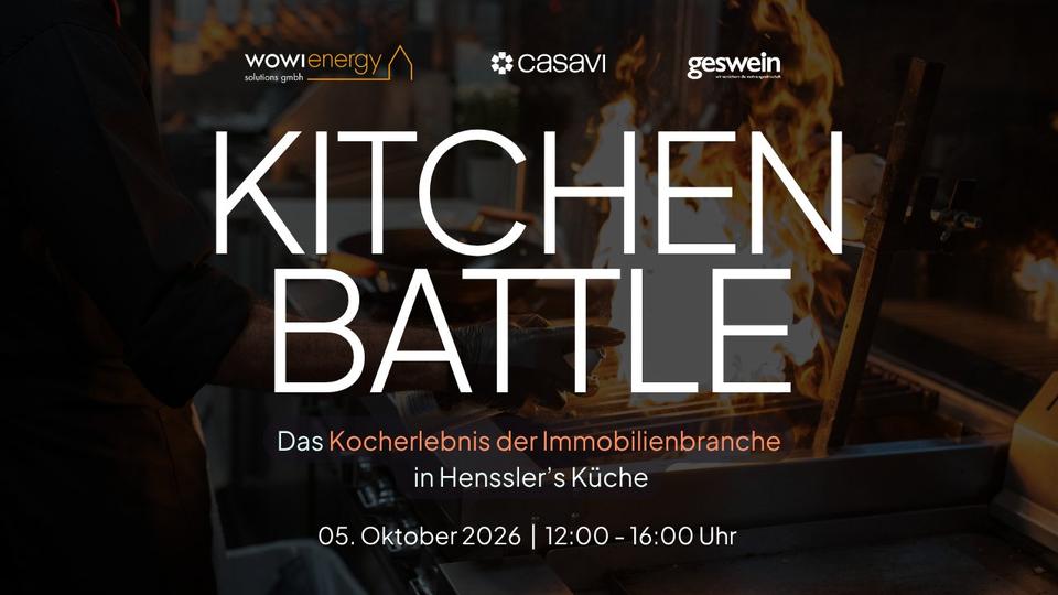 casavi & Partner Kitchen Battle am 05. Oktober 2026 in Hamburg