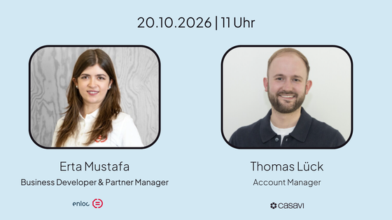 Digitale Übergaben leicht gemacht mit casavi & Enloc: