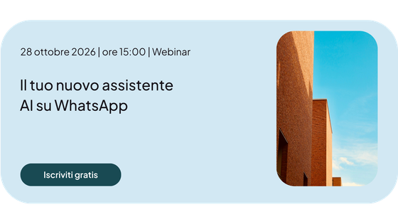Il tuo nuovo assistente AI su WhatsApp