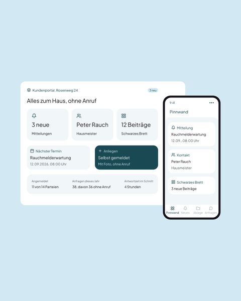 casavi Kundenportal und App
