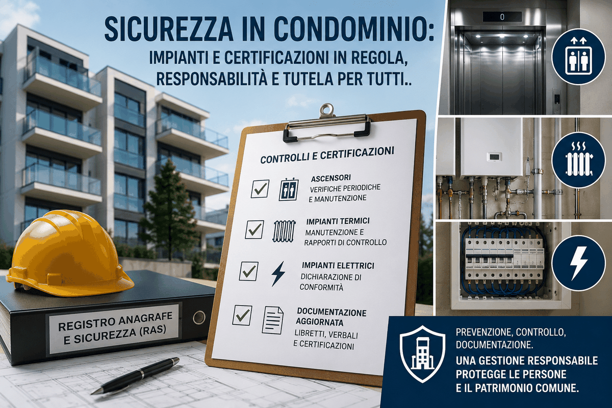 Impianti e certificazioni mancanti: le responsabilità dell’amministratore