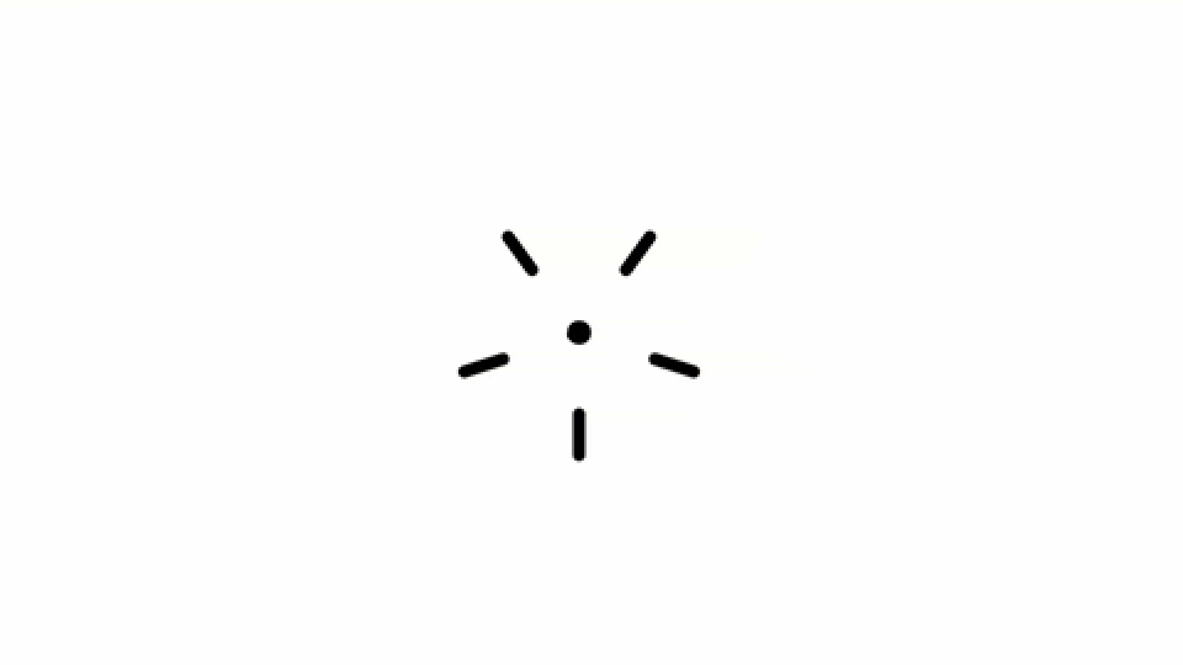 Loading spinner indicating a personalized video is being generated