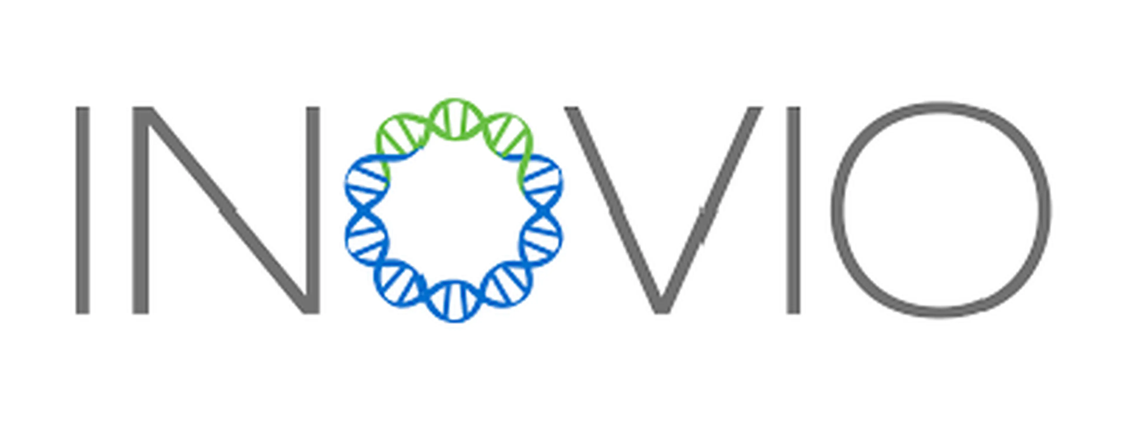 INOVIO Pharmaceuticals logo with DNA double-helix icon