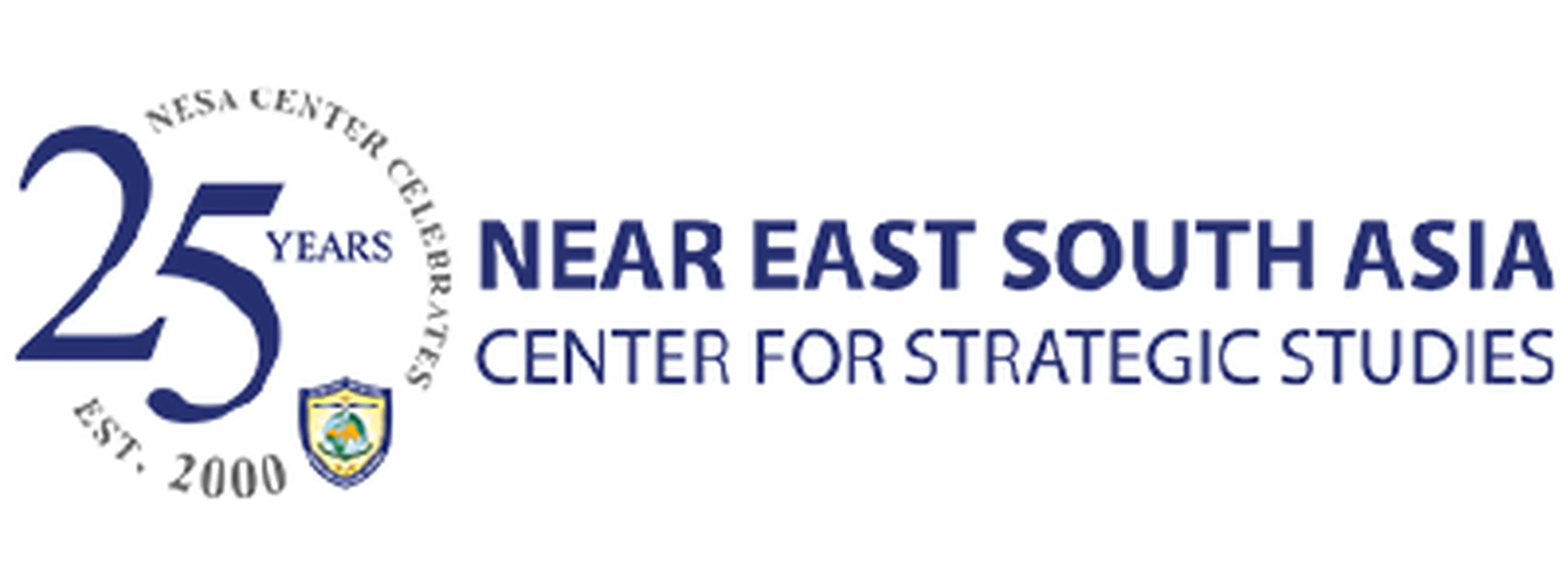 Near East South Asia Center for Strategic Studies 25th anniversary logo