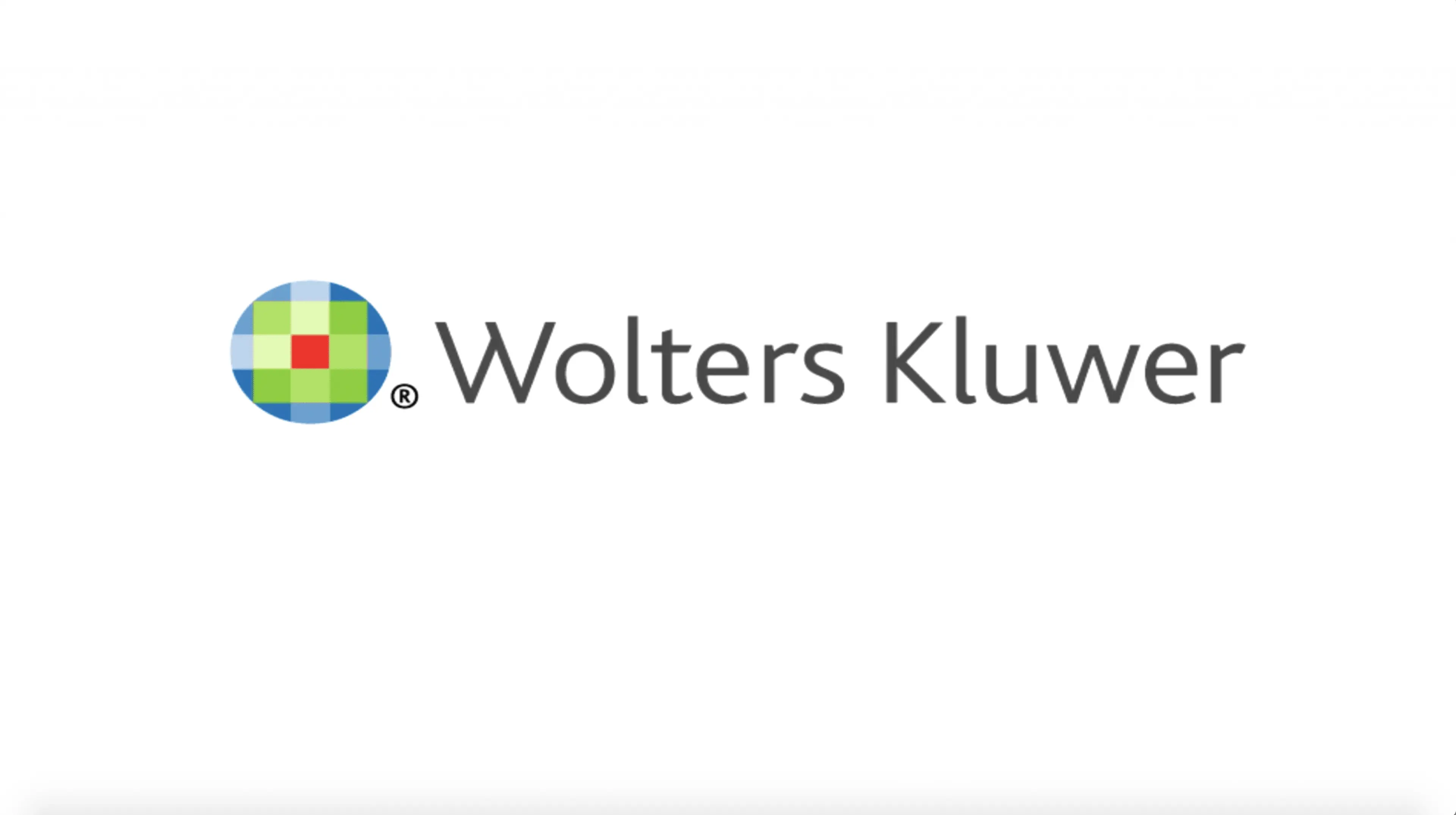 Wolters Kluwer logo as seen in a Motifmotion healthcare content marketing campaign video
