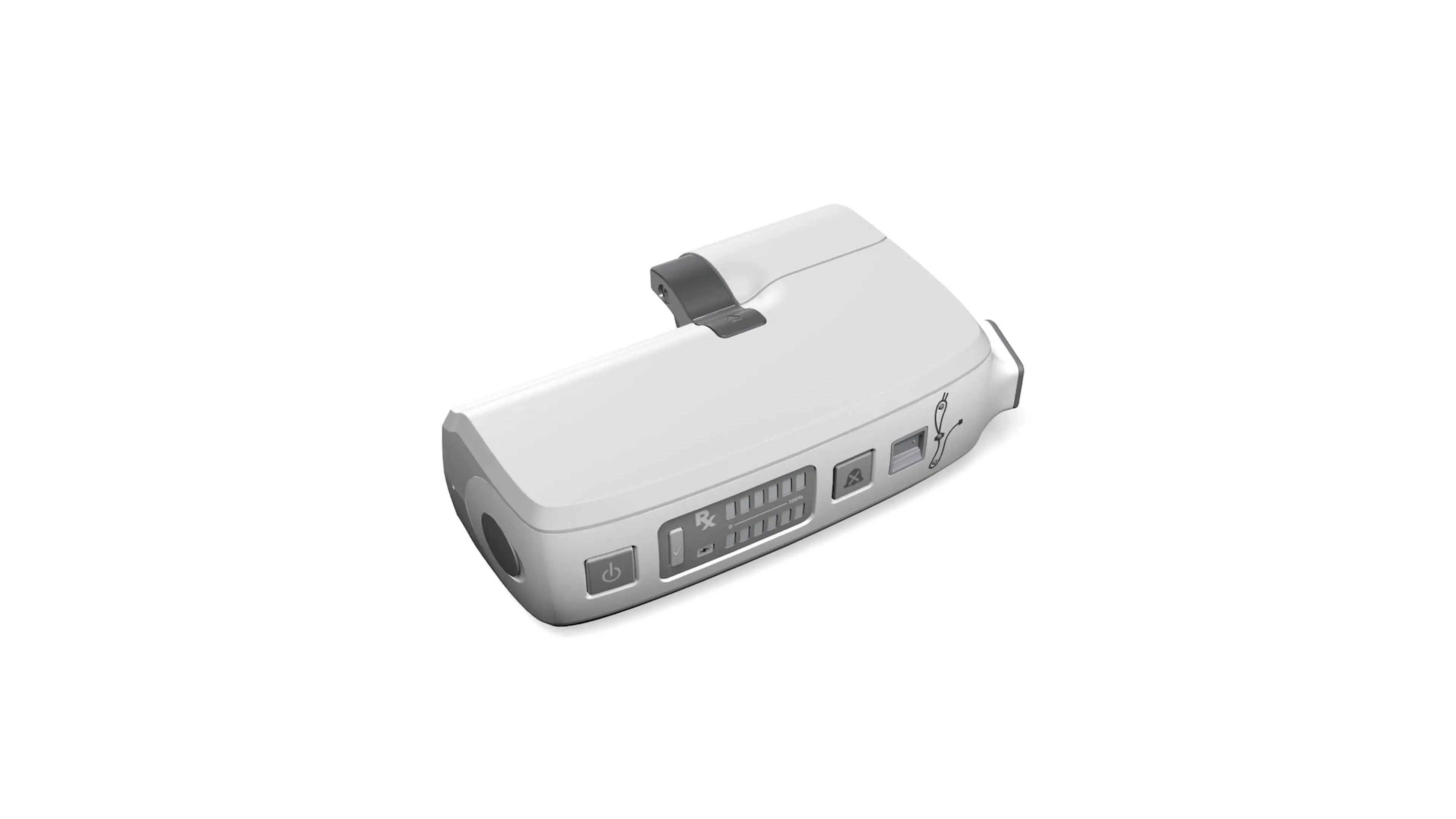 3D render of the INOpulse drug-delivery device from a Motifmotion patient instruction video