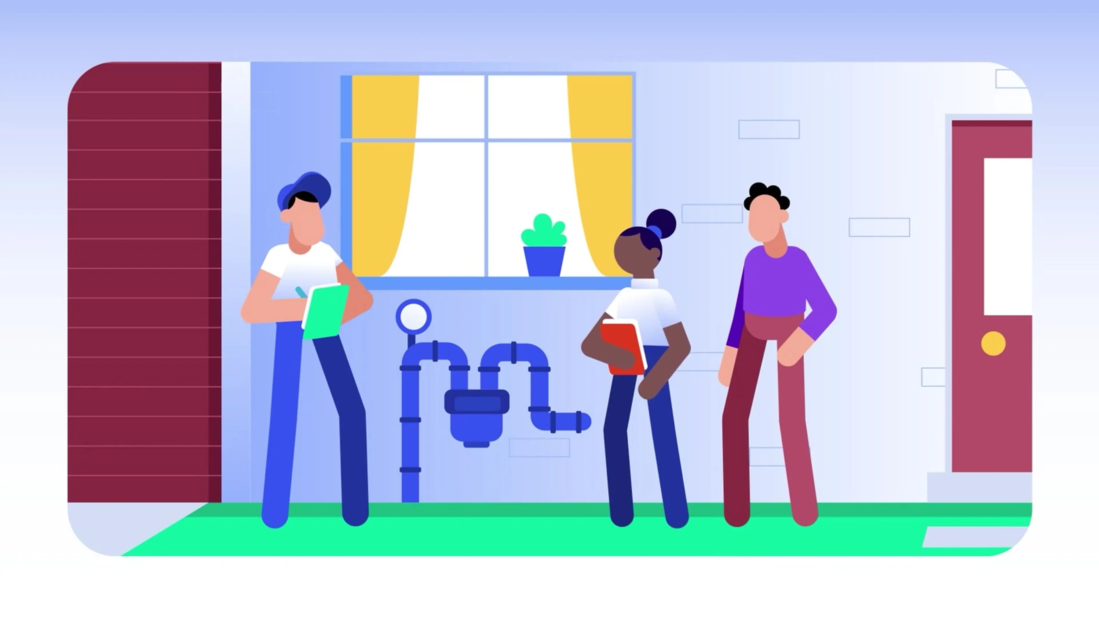 Three kinds of projects that trigger a BGE service request: remodel, temporary construction service, and adding structure