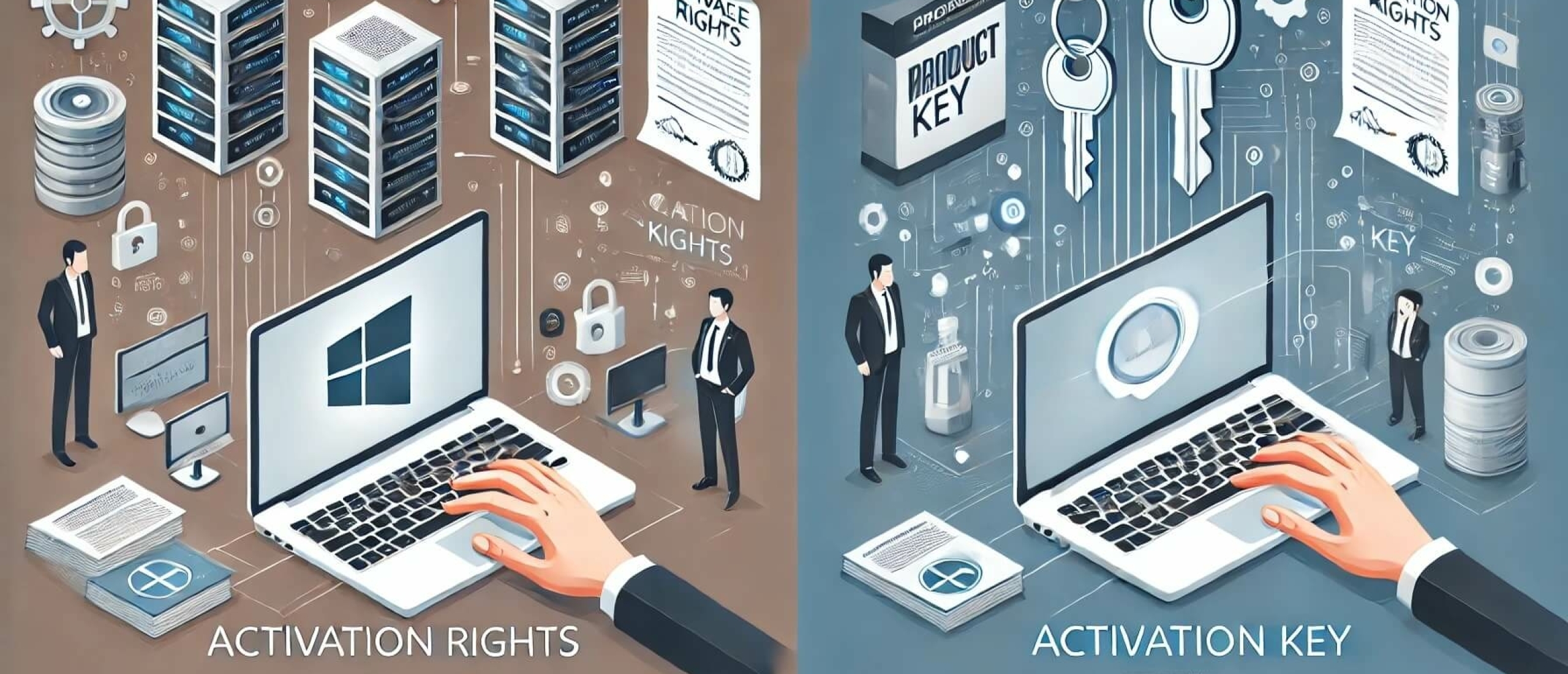 Activatierecht vs. activatiesleutel