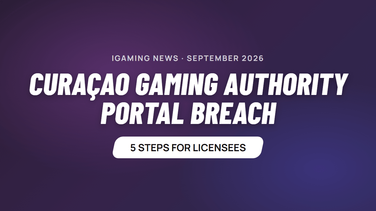 Curaçao Gaming Authority portal breach: what licensees and applicants should do now