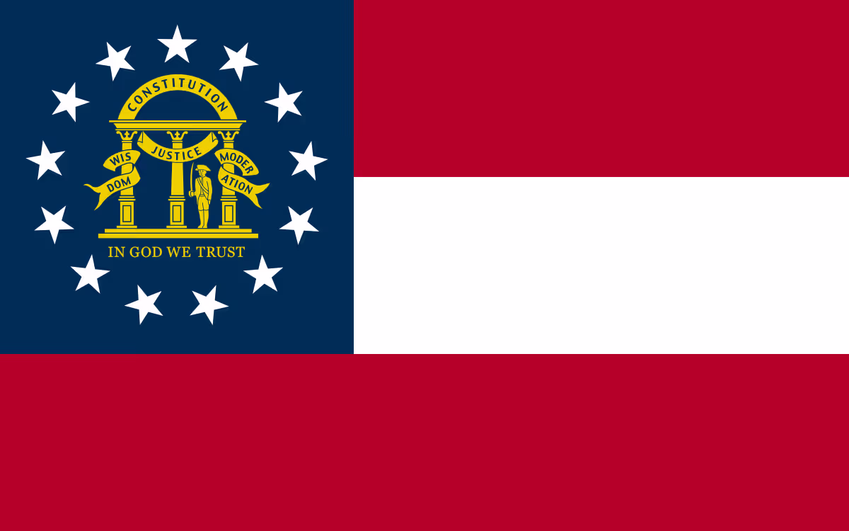 State of Georgia flag