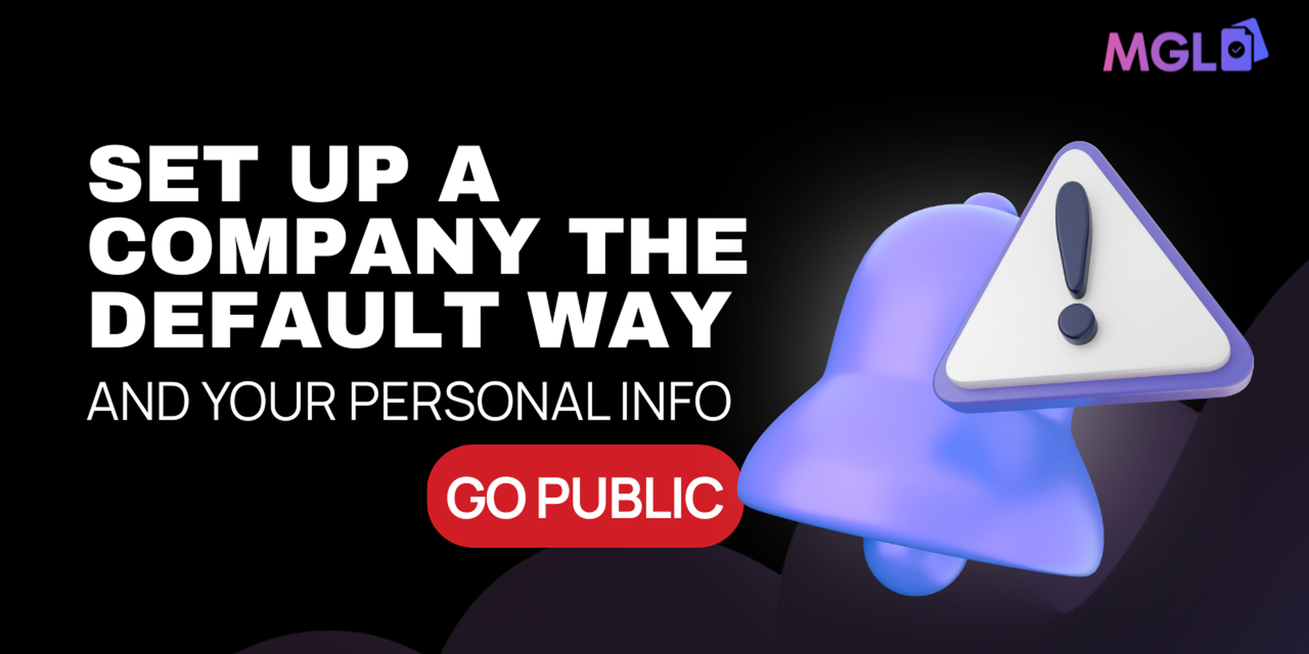 Set up a company the default way, and your personal information go public