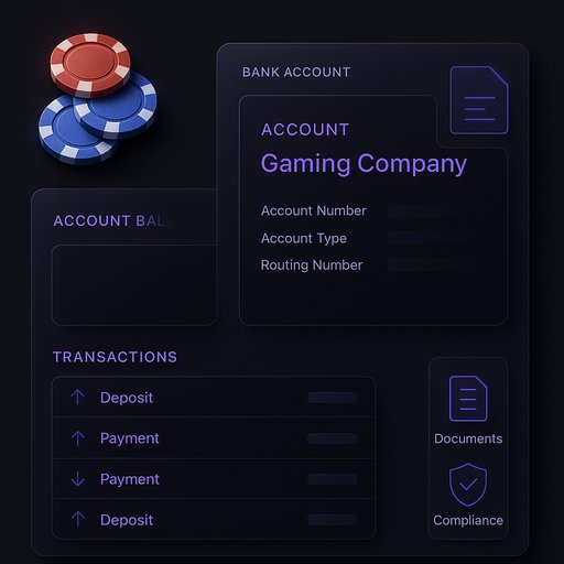 Bank Account for Gambling Company hero