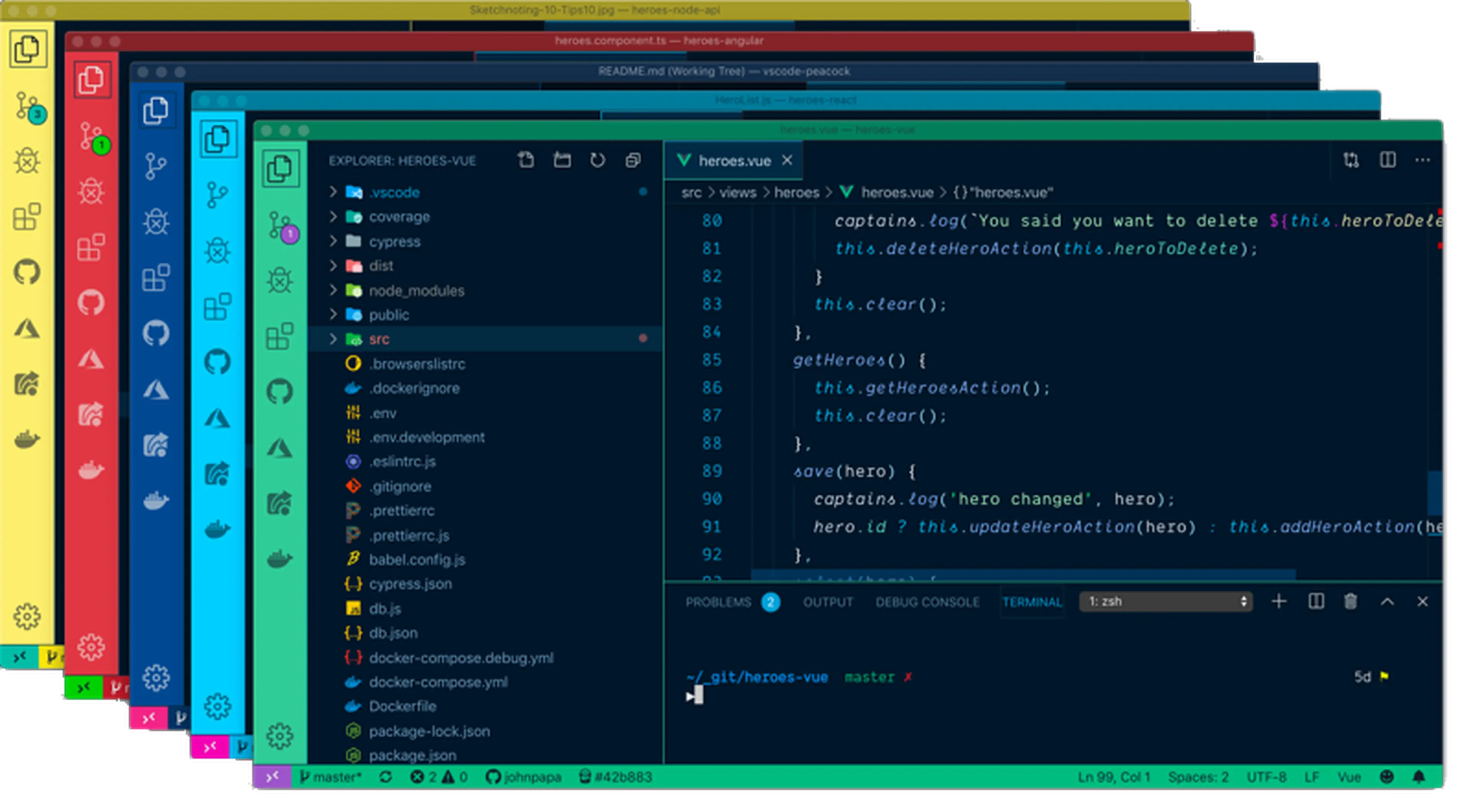 Peacock VS Code Extension