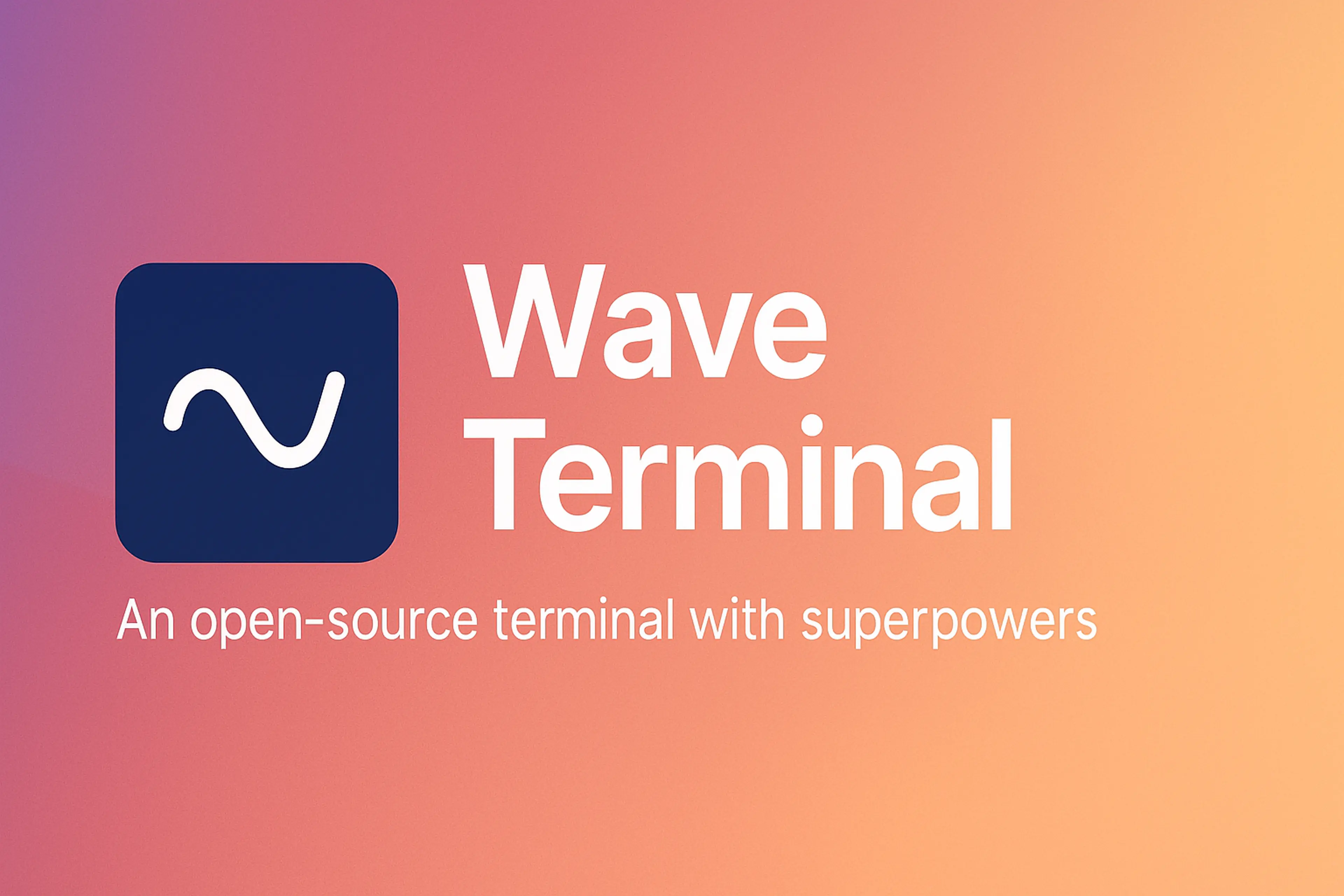 Wave Terminal: an open-source terminal with superpowers