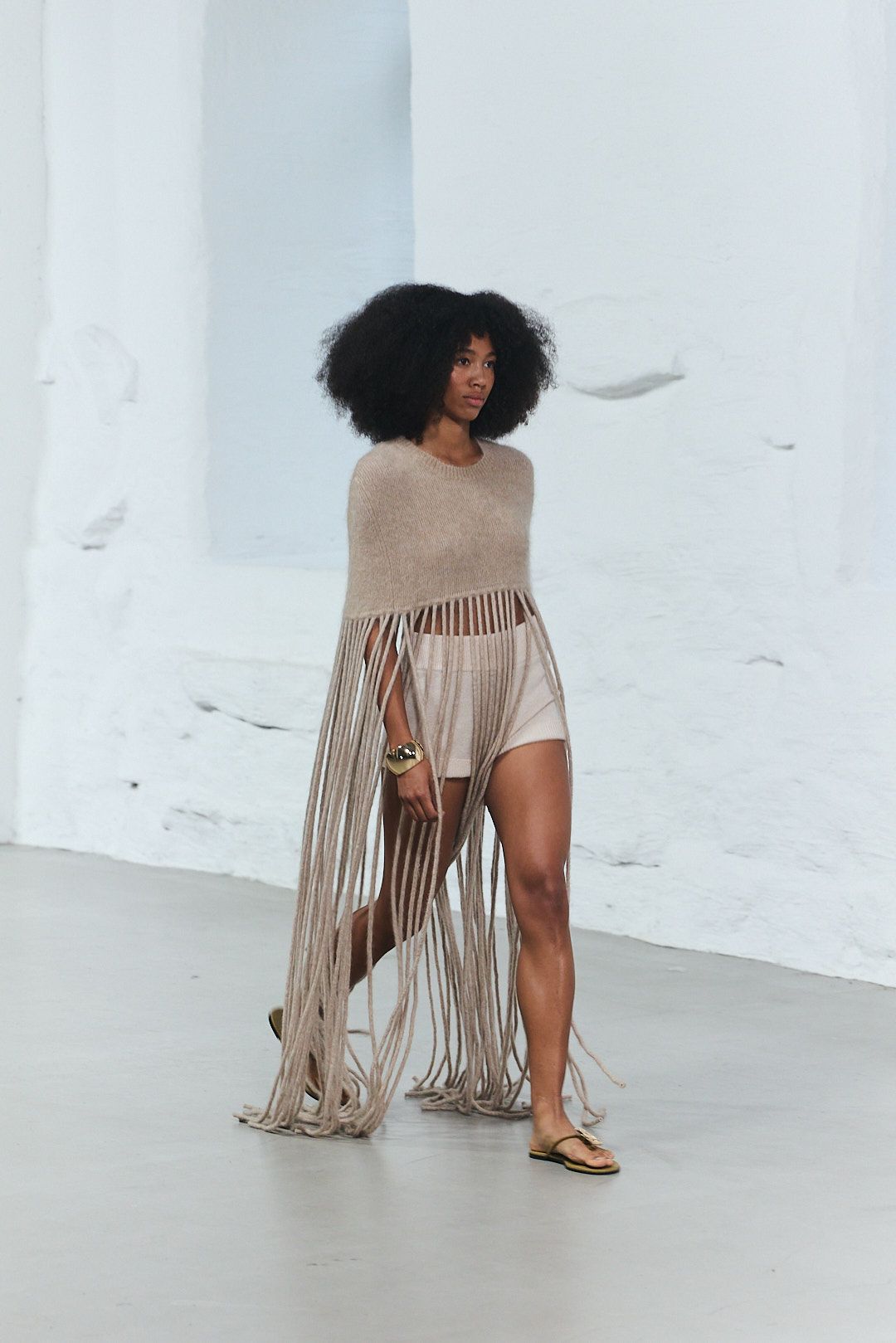 Madeleine Velour Pants - velour wide-leg trousers
