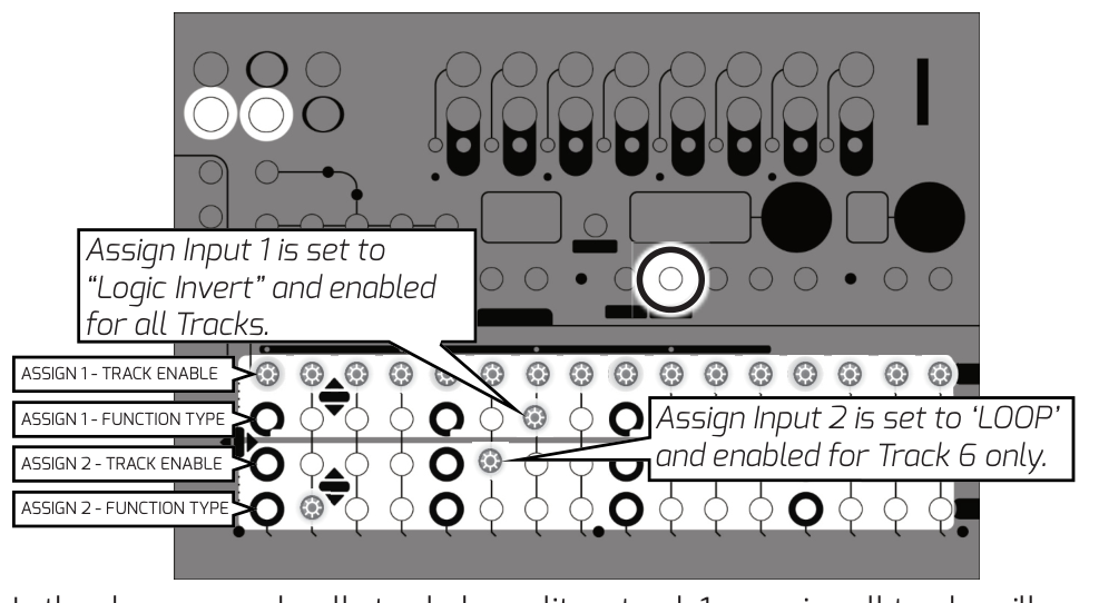Assignable Inputs setup