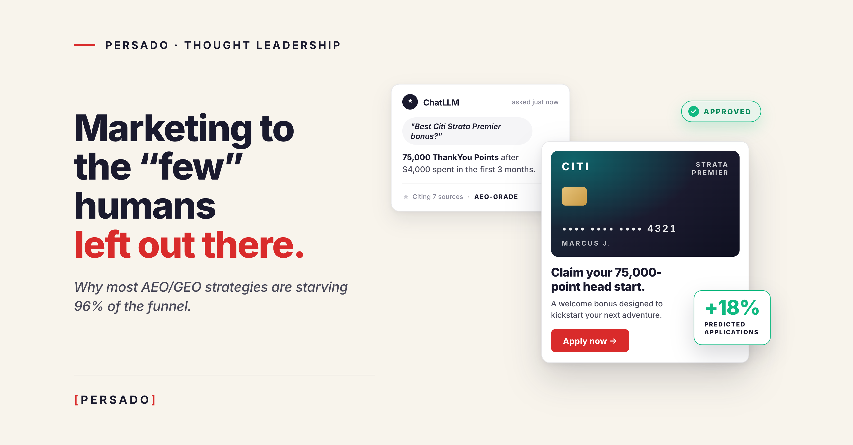 Marketing to the “Few” Humans Left Out There