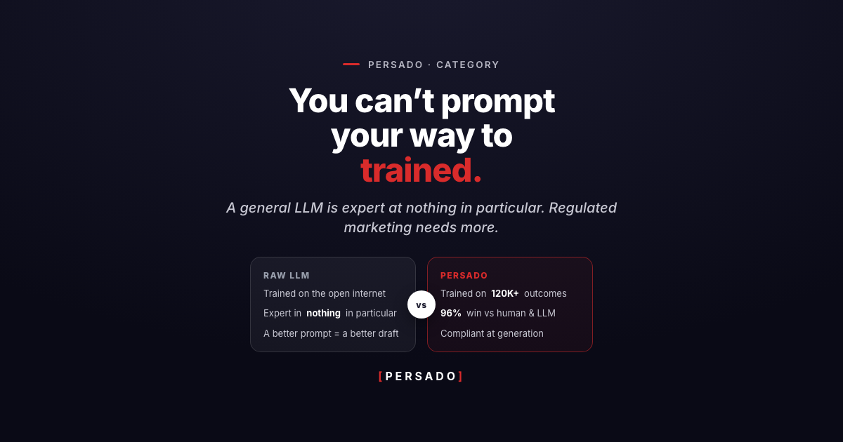Generative AI vs LLM: Why a Raw Large Language Model Isn't Enough for Regulated Marketing