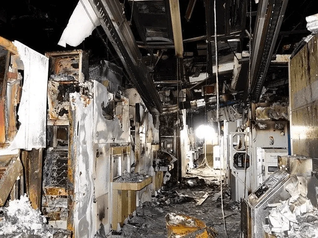 Damage on display (Source: TrendForce)