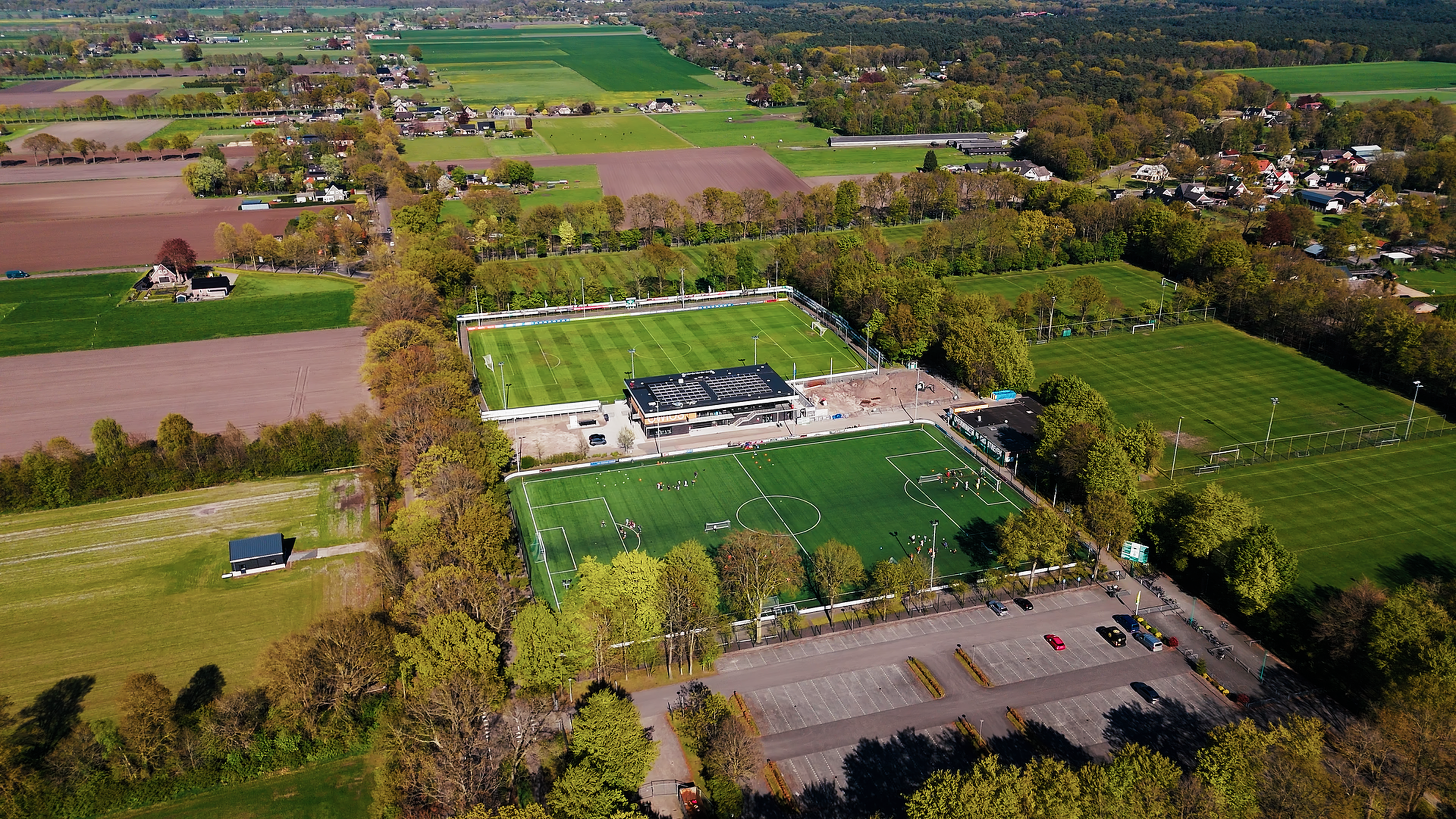 Luchtfoto sportpark Bovenmolen