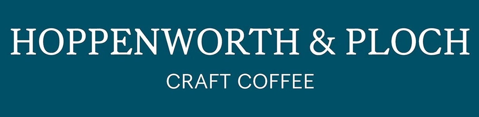Hoppenworth brand page banner with coffee branding