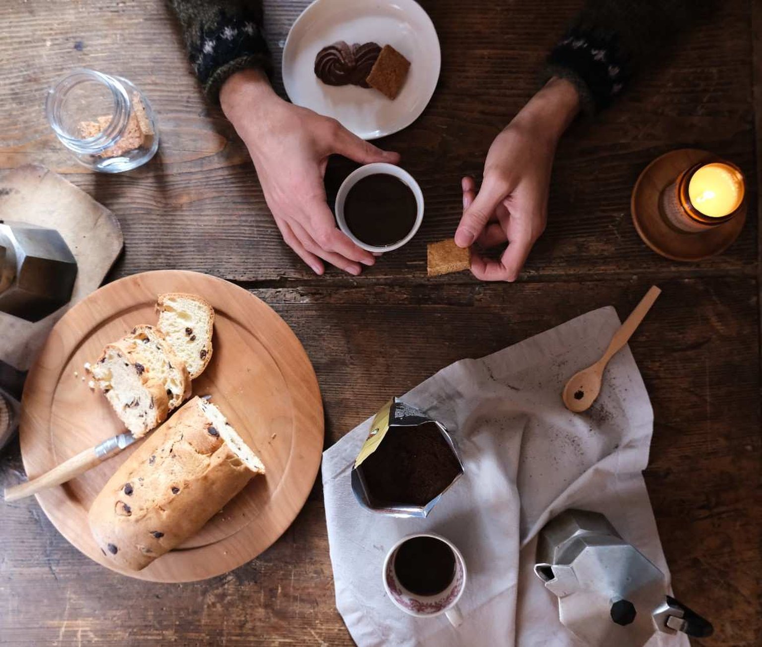 food with coffee
