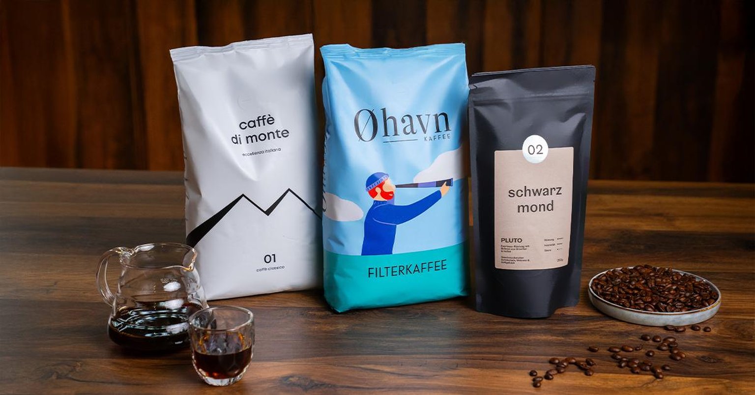 diferentes marcas de café de filtro caffè di monte ohavn y schwarzmond