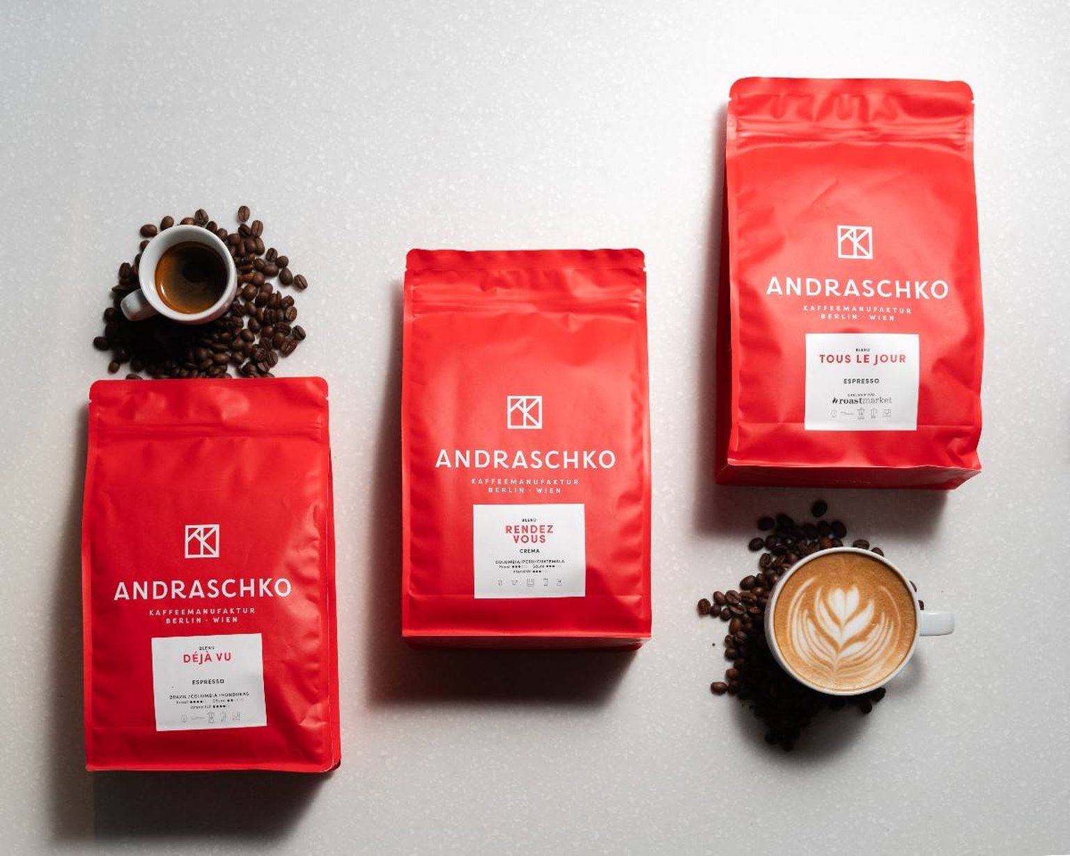 Andraschko coffee variaties