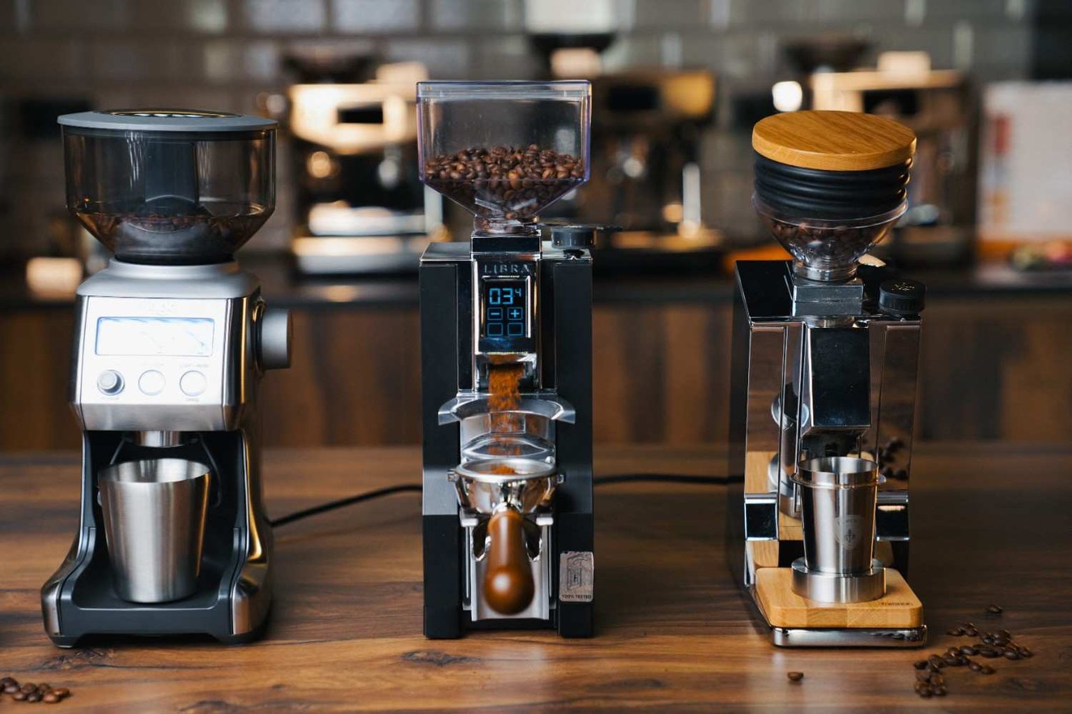 different electric coffee grinders