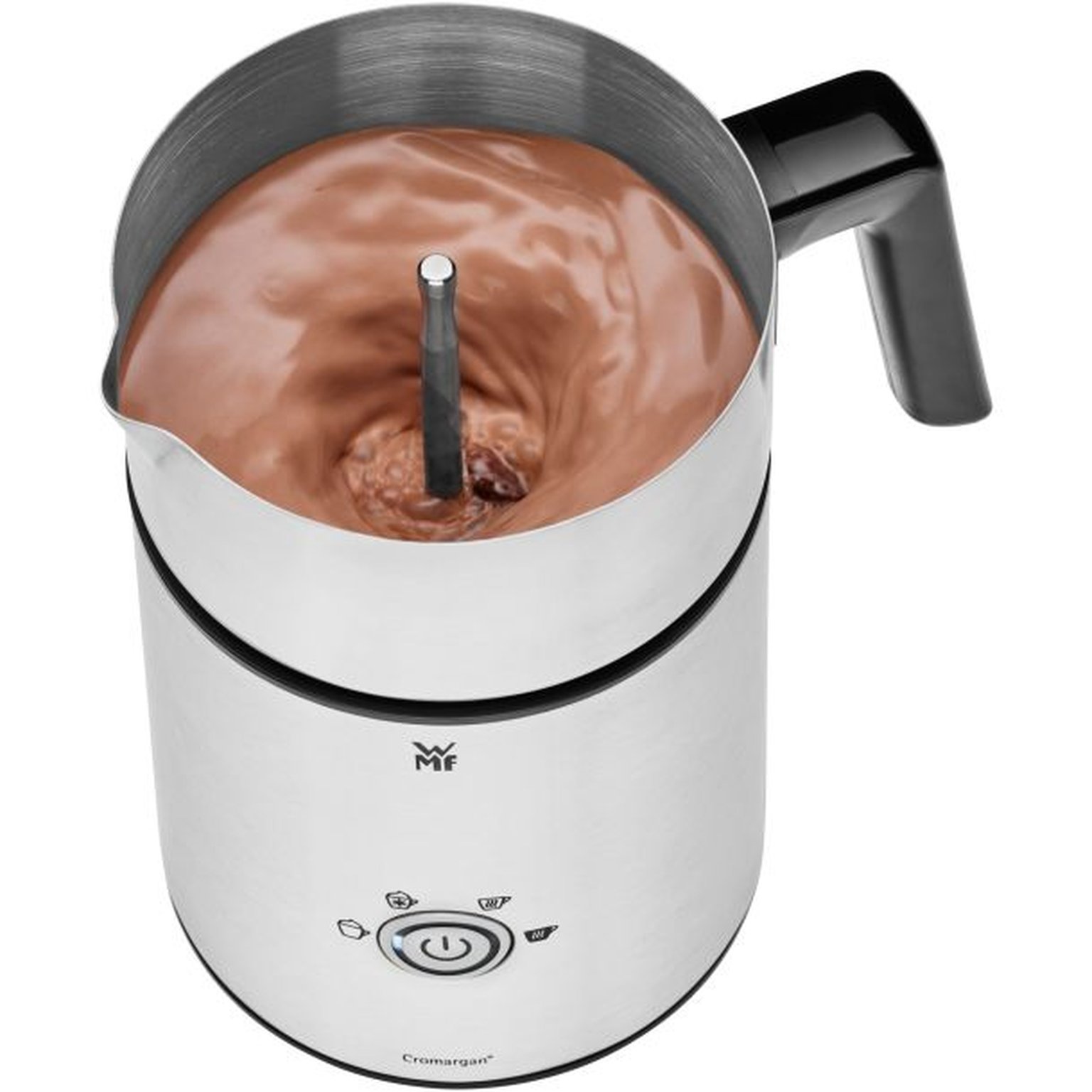Milk frother for creamy milk foam for coffee specialties at home.