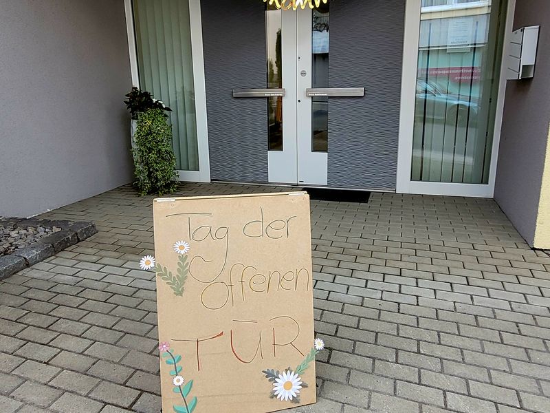 Eingang Tag der offenen Tür