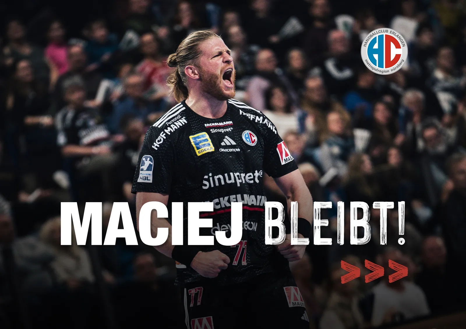 Maciej Gębala bleibt in Erlangen