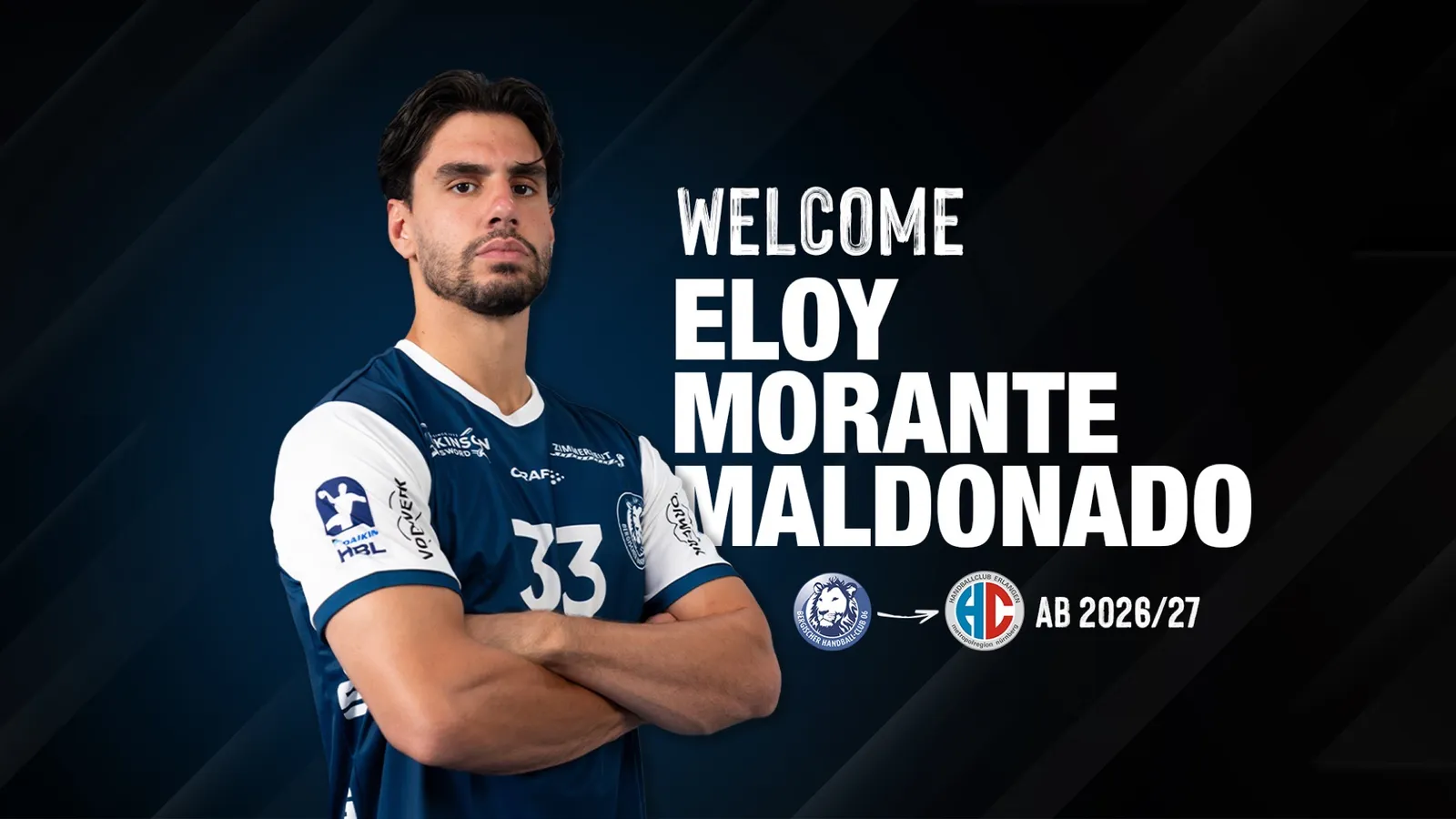 HC Erlangen verpflichtet Morante Maldonado