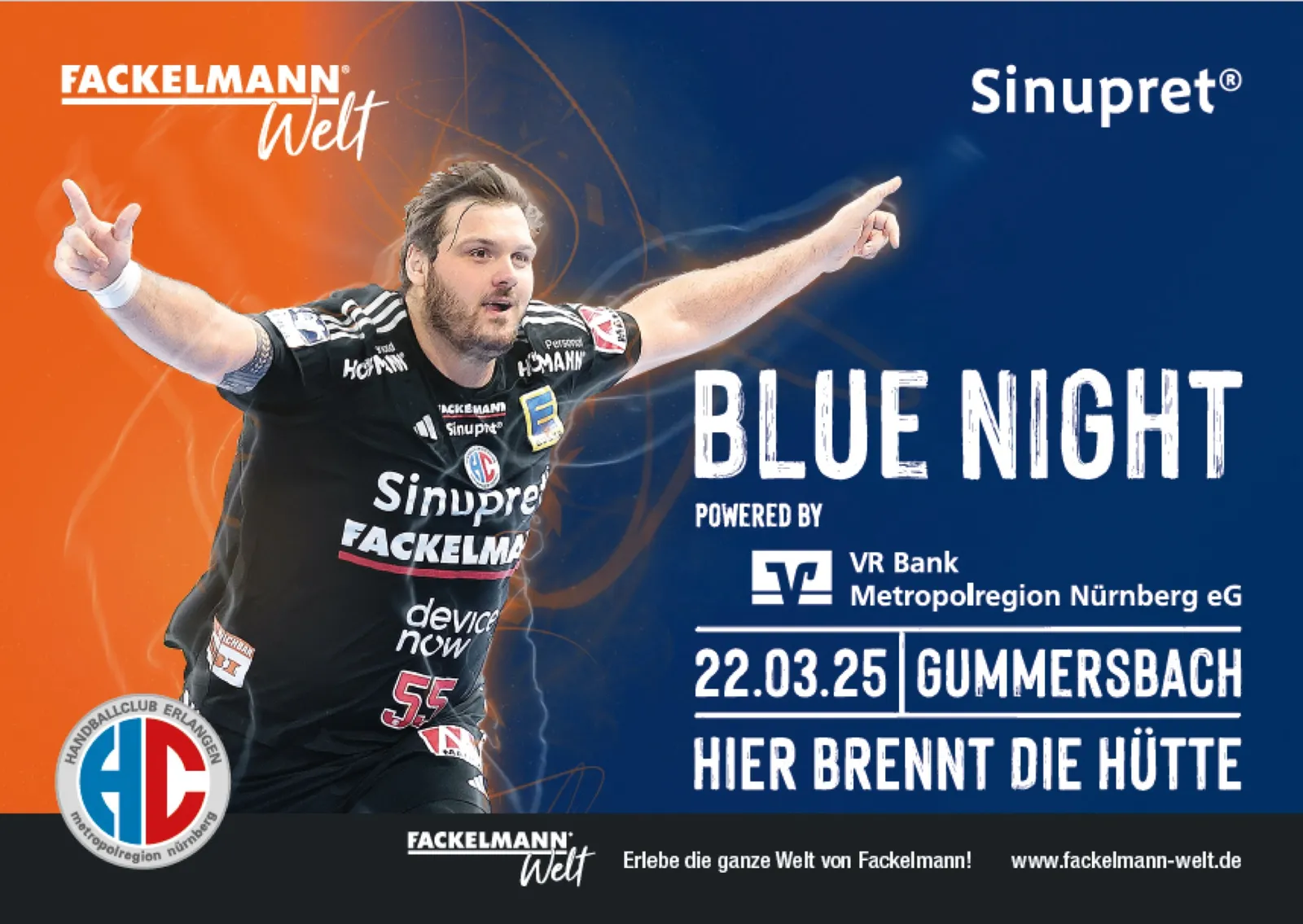 Blue Night beim HCE – Alle in Blau
