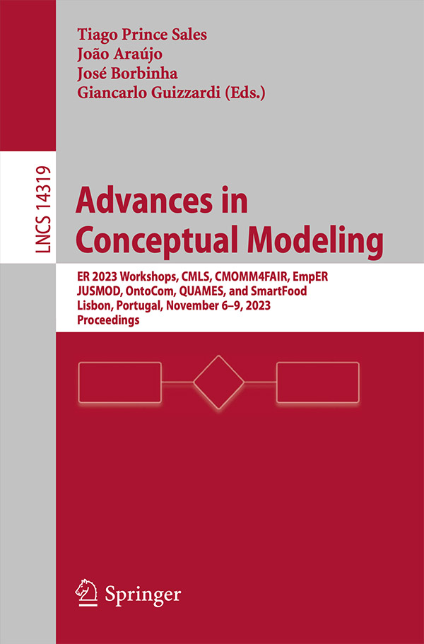 Springer-Cover: Advances in Conceptual Modeling