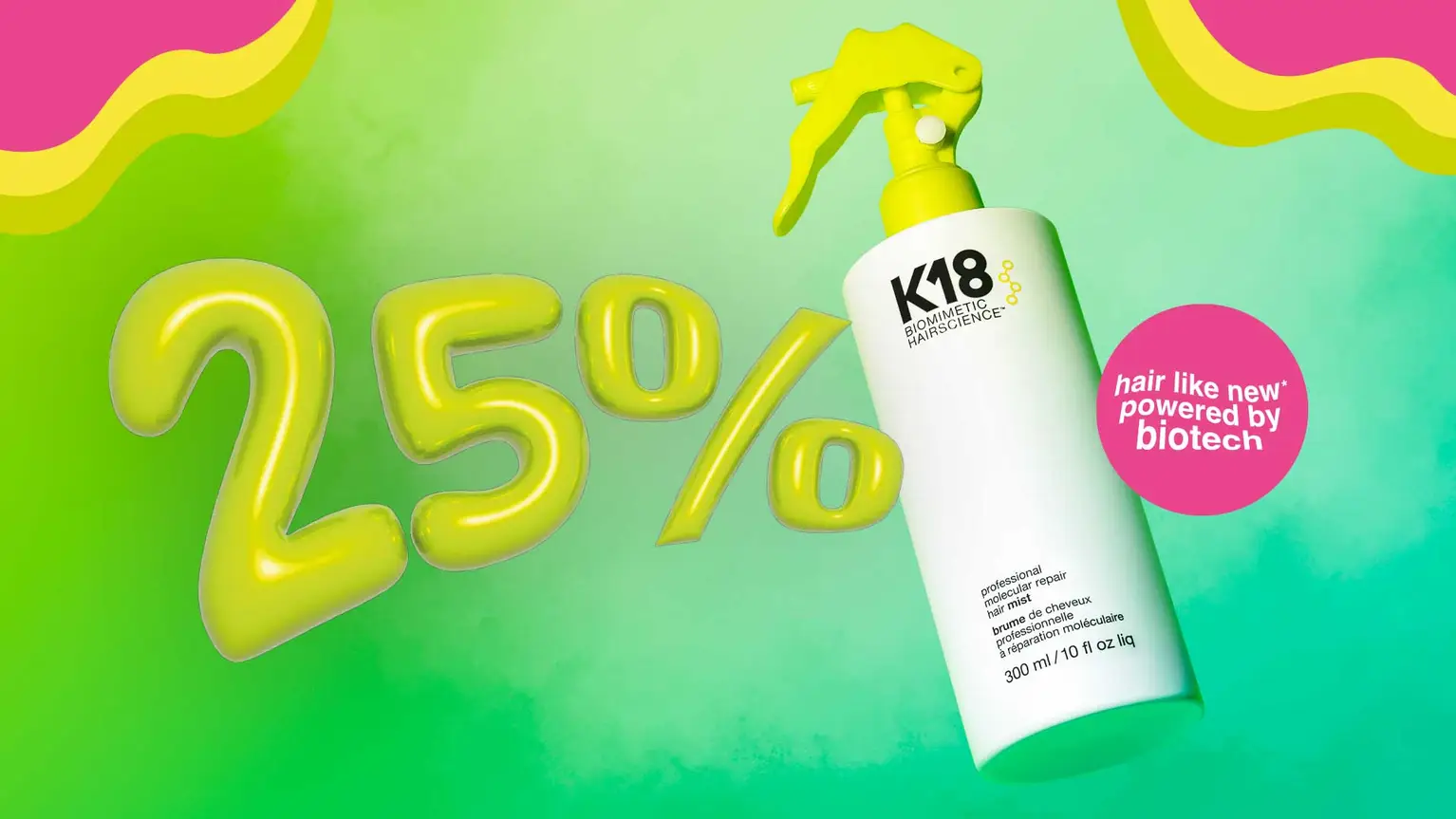 Kampanj K18 Molecular repair mist