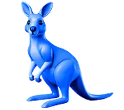 blue kangaroo