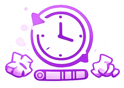 Illustration zum ewigen Neustart
