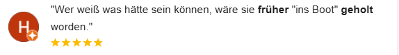 Original-Bewertung 2: ins Boot geholt
