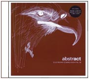 Abstract album cover featuring a white sketch of an eagle on a brown background with "abstract" text in the lower right.