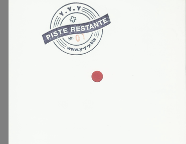 White background with a circular logo featuring "Piste Restante" and a red dot below.