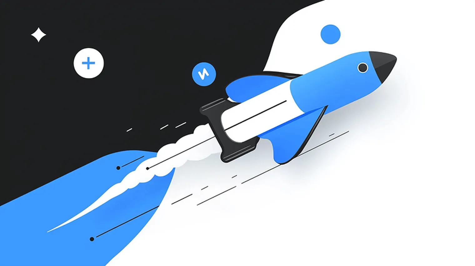 Rocket symbolizing fast and reliable residential proxies, featured in the article explaining what residential proxies are and how they work