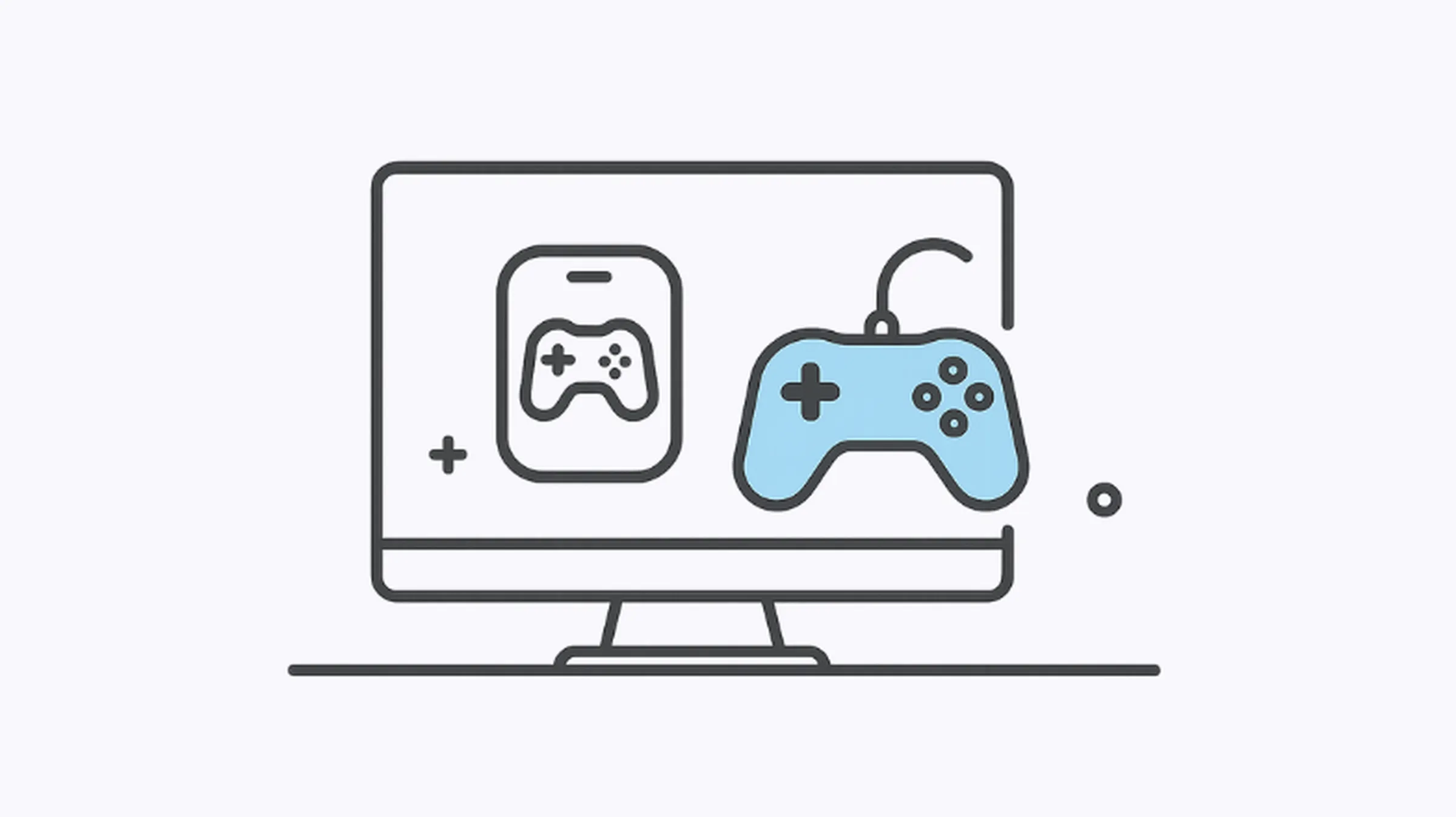 Gaming proxy illustration – secure and fast connection with proxy servers.