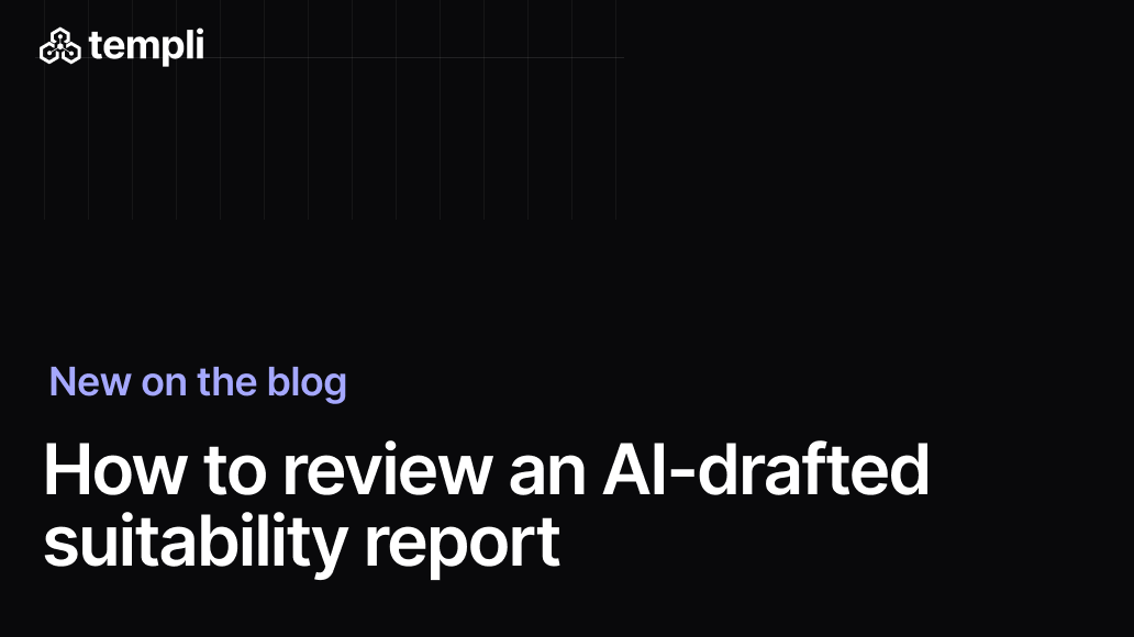 How to review an AI-drafted suitability report