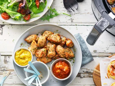 Snelle airfryer kiphapjes