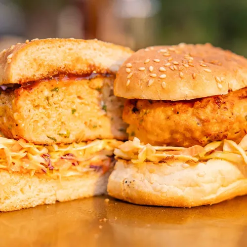 krokante kip smashburger
